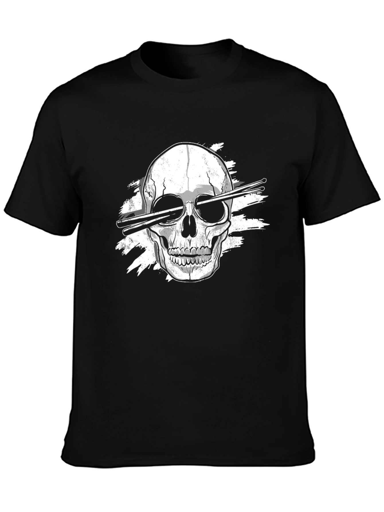 Skull Drummer T-Shirt - Rock On!