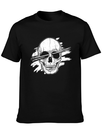 Skull Drummer T-Shirt - Rock On!