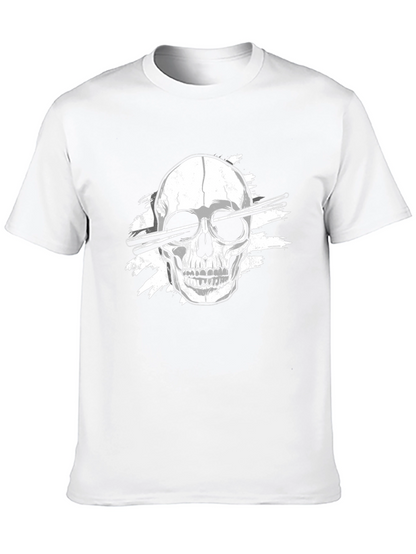 Skull Drummer T-Shirt - Rock On!
