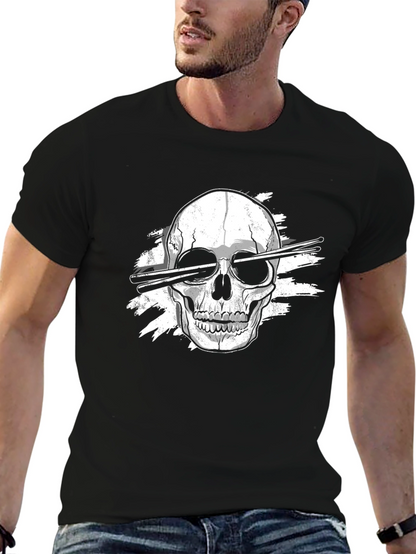 Skull Drummer T-Shirt - Rock On!