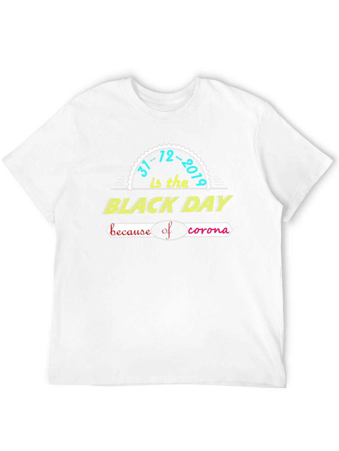 Black Day Corona Virus Graphic T-Shirt