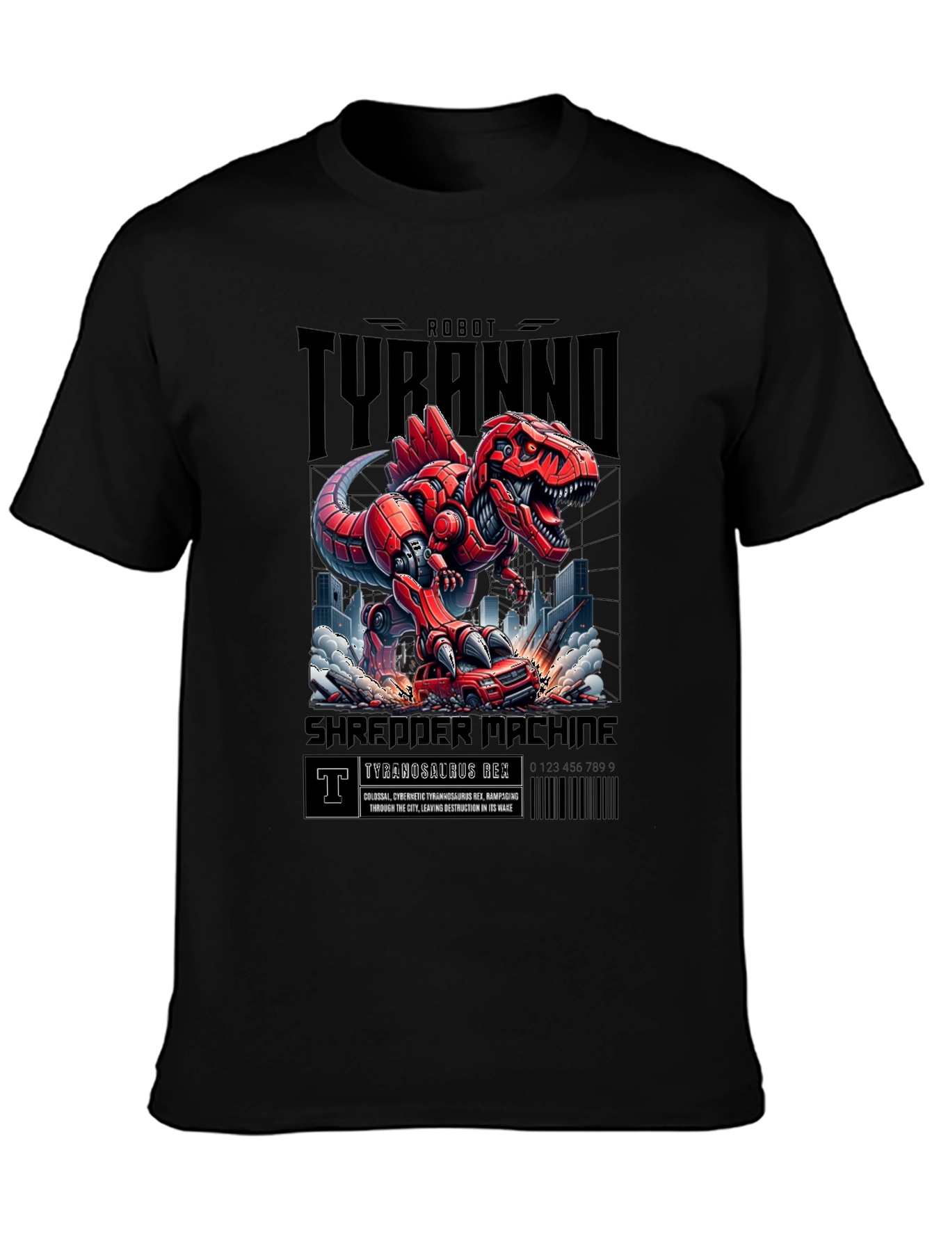 Robot Tyranno Shredder Machine T-Shirt