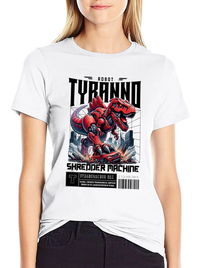 Robot Tyranno Shredder Machine T-Shirt