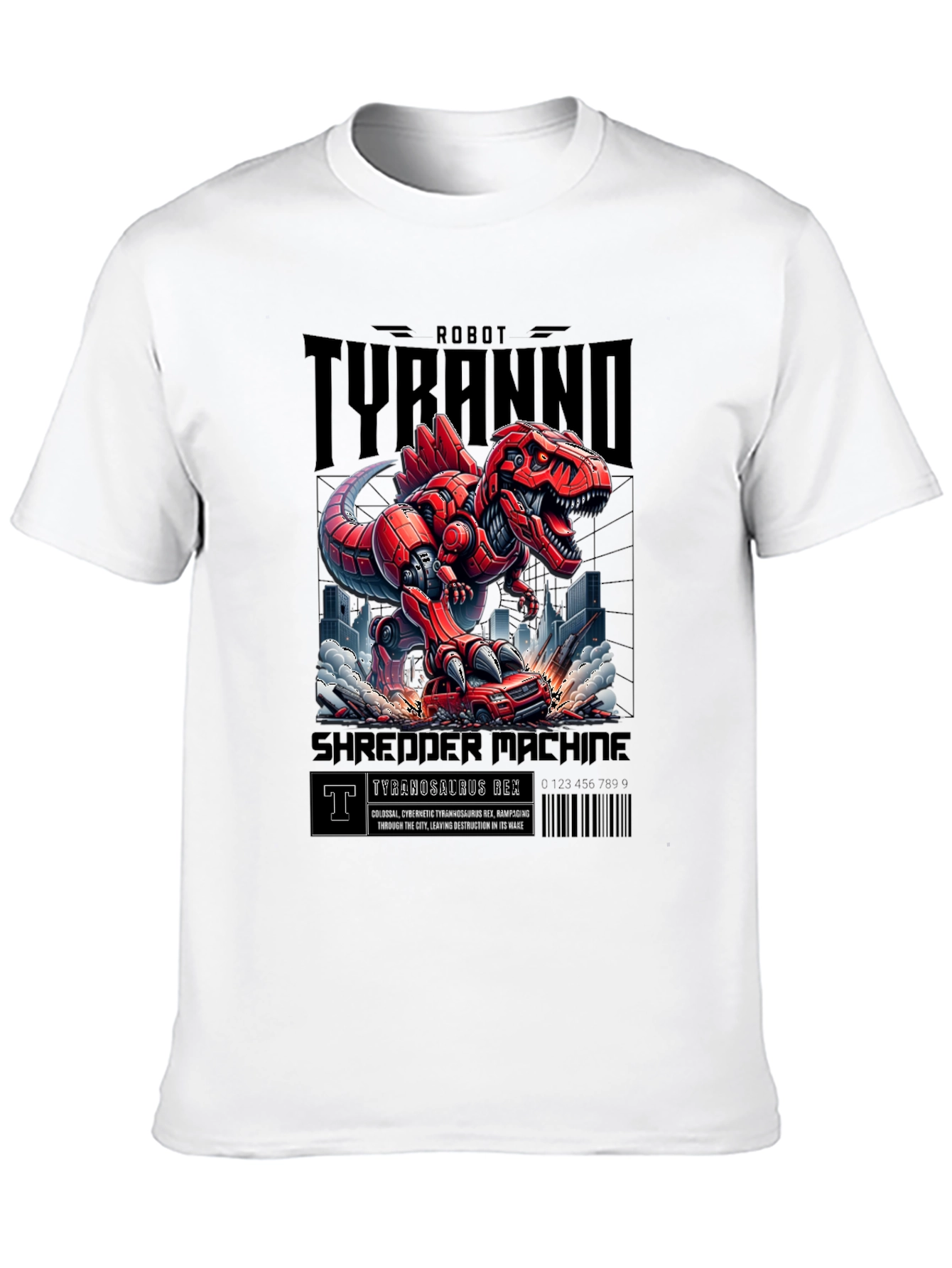 Robot Tyranno Shredder Machine T-Shirt