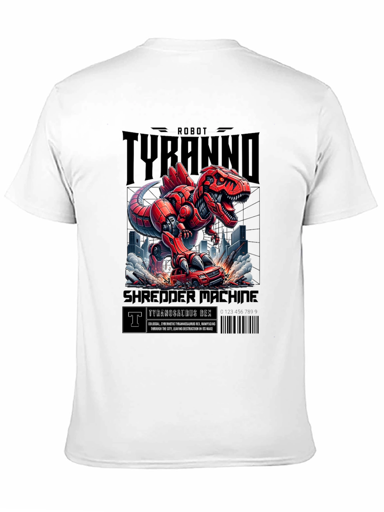 Robot Tyranno Shredder Machine T-Shirt