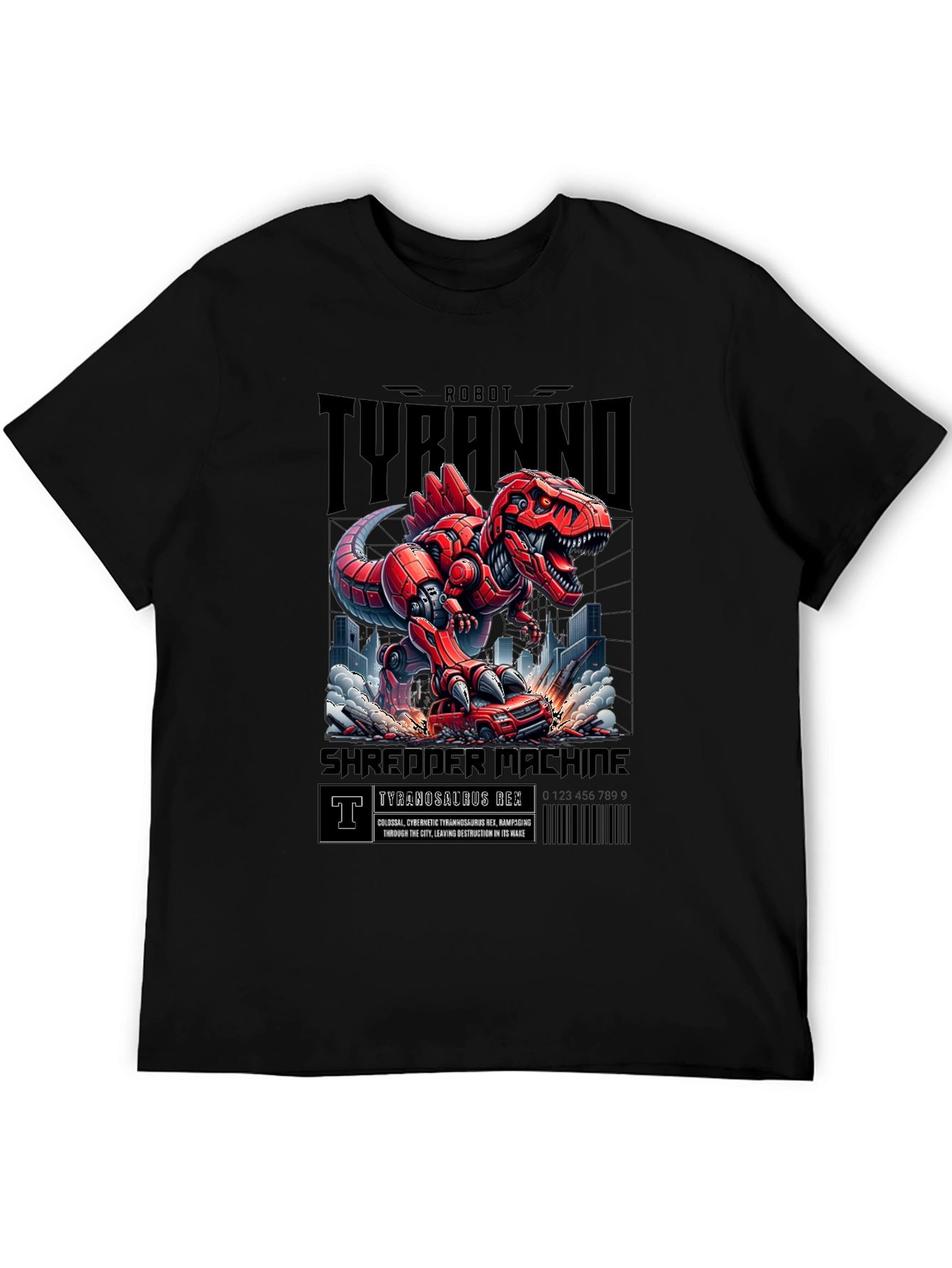 Robot Tyranno Shredder Machine T-Shirt