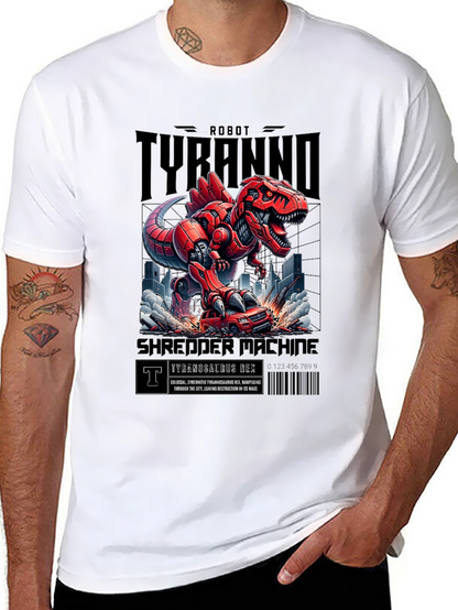 Robot Tyranno Shredder Machine T-Shirt