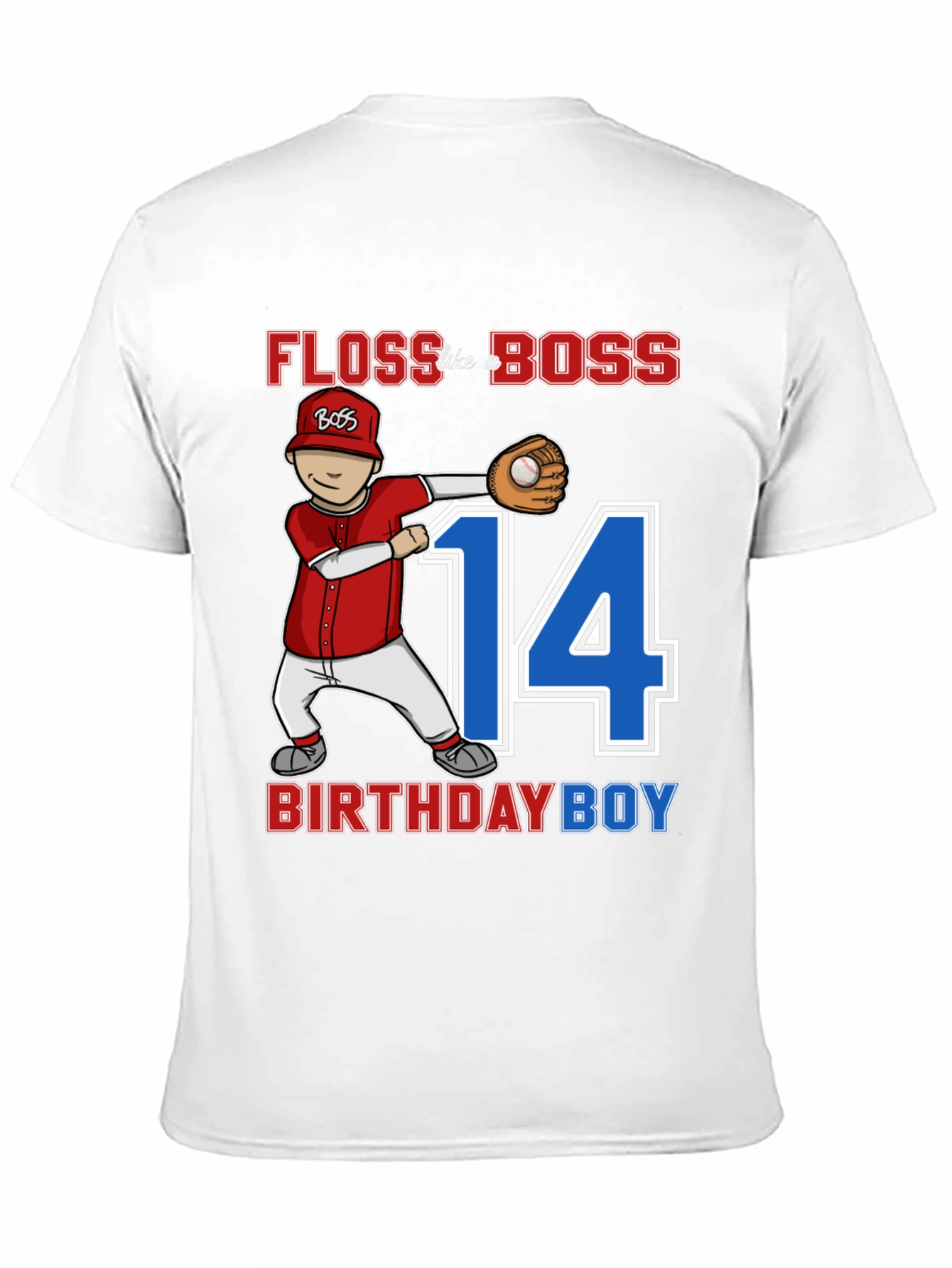 Floss Like A Boss Birthday Boy T-Shirt