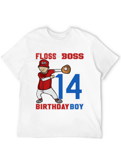 Floss Like A Boss Birthday Boy T-Shirt