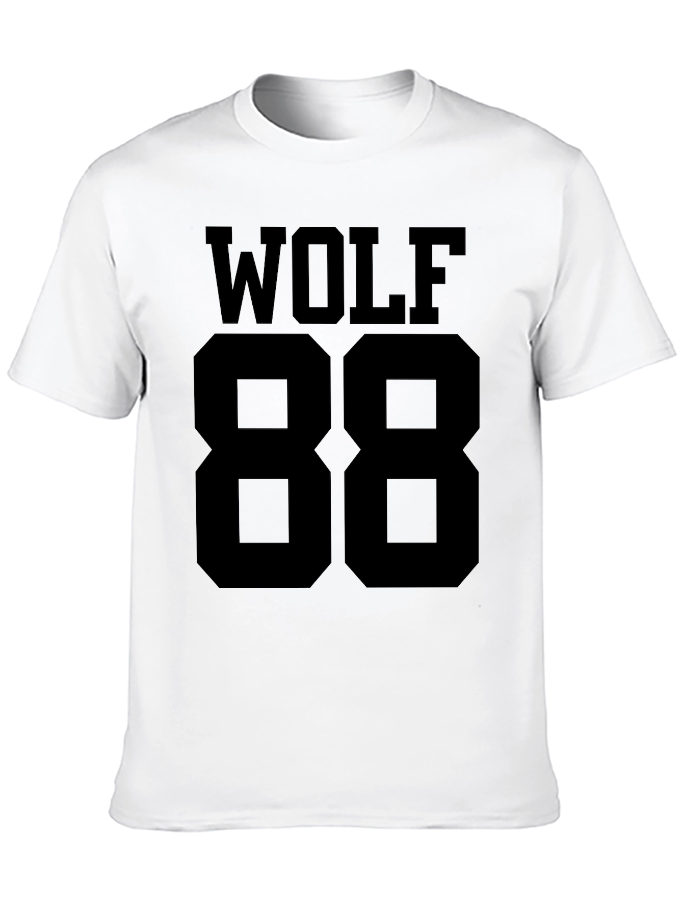 Wolf 88 Black T-Shirt