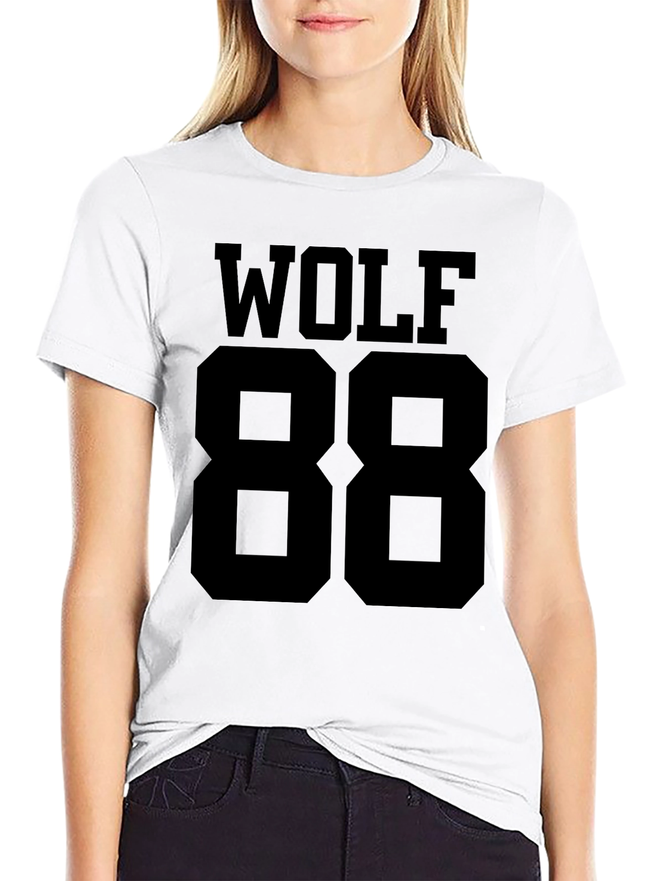 Wolf 88 Black T-Shirt