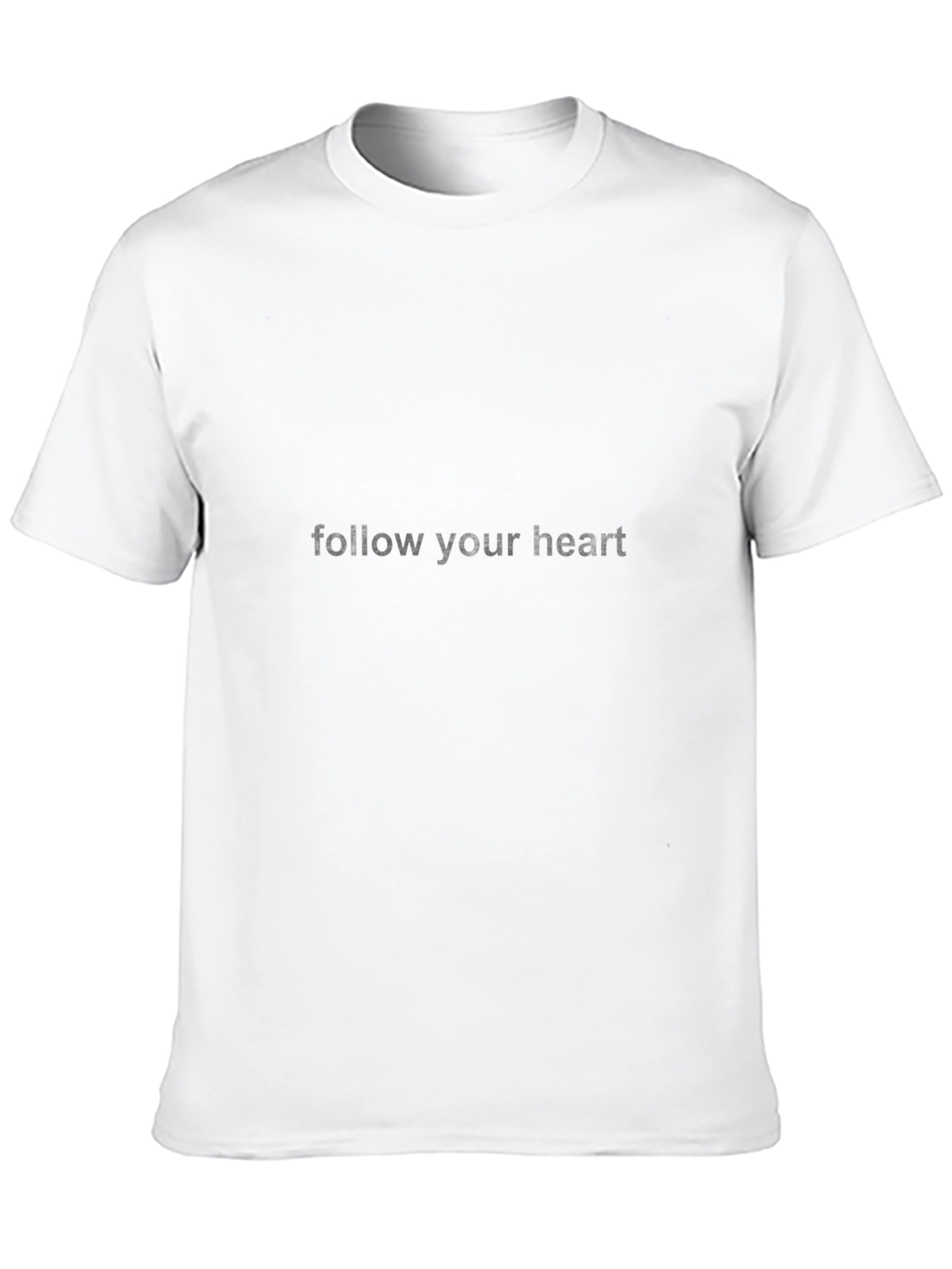 Follow Your Heart Black Graphic Tee