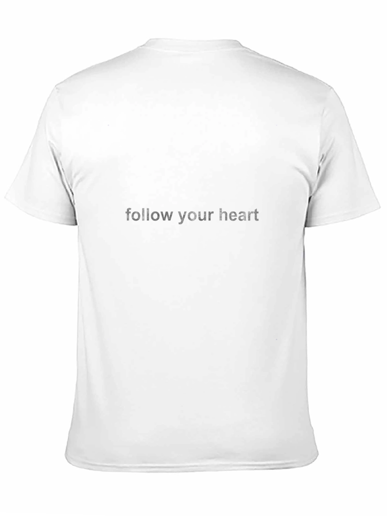 Follow Your Heart Black Graphic Tee