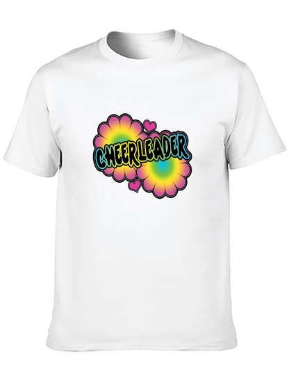 Cheerleader Flower Power T-Shirt Black