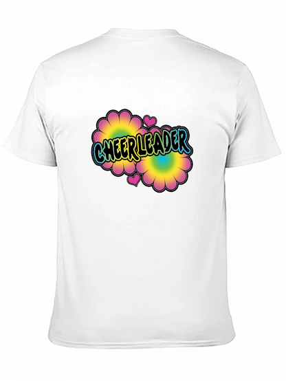 Cheerleader Flower Power T-Shirt Black