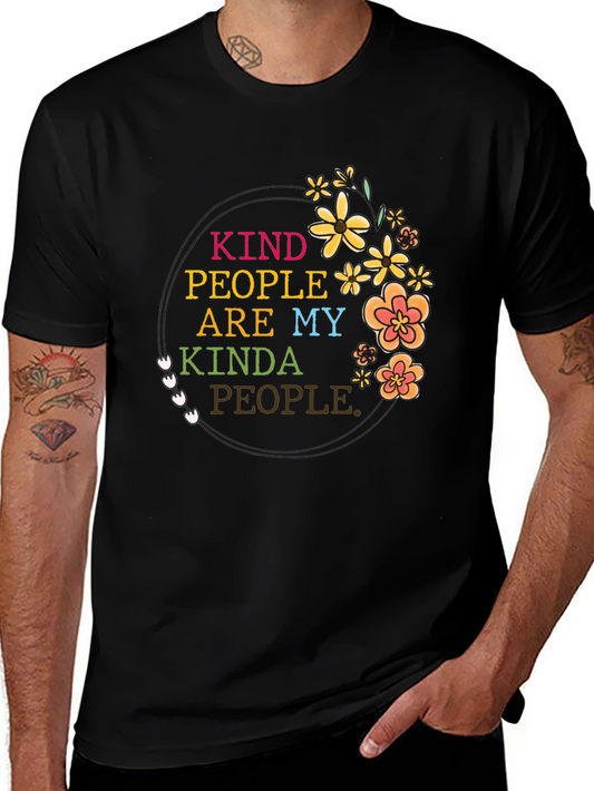 Kind People Flower Graphic Tee