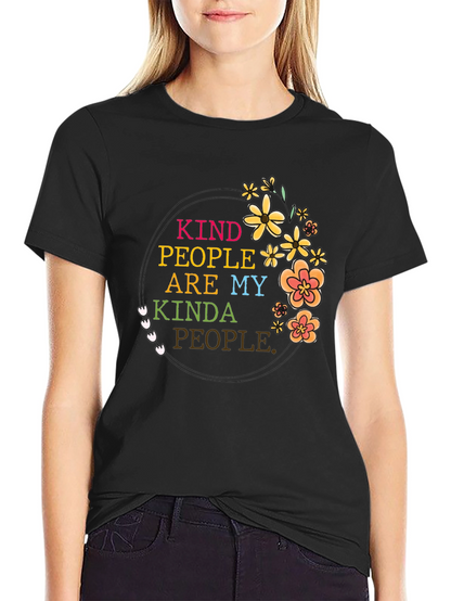 Kind People Flower Graphic Tee