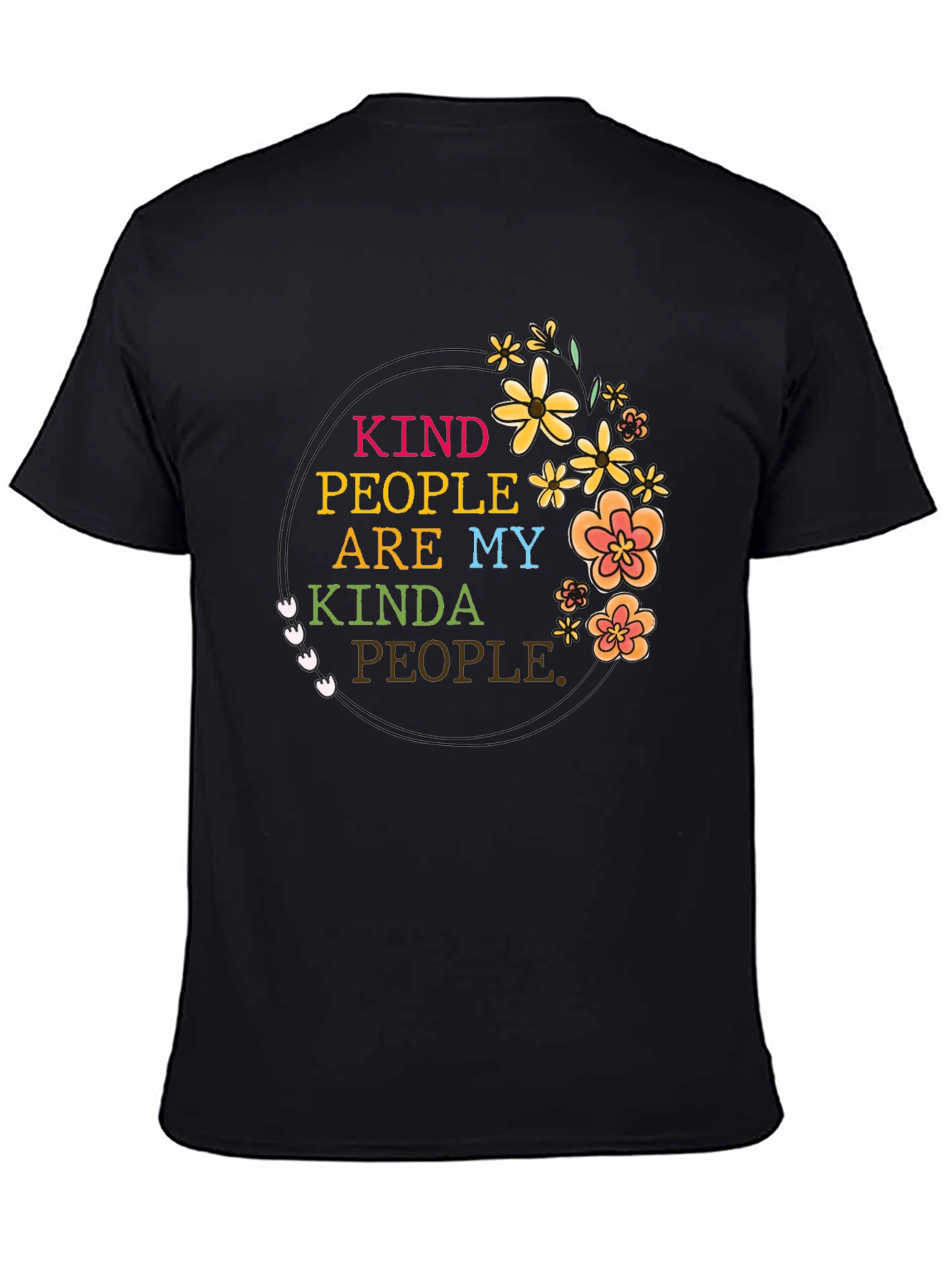 Kind People Flower Graphic Tee