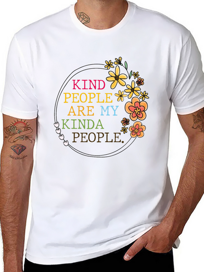 Kind People Flower Graphic Tee
