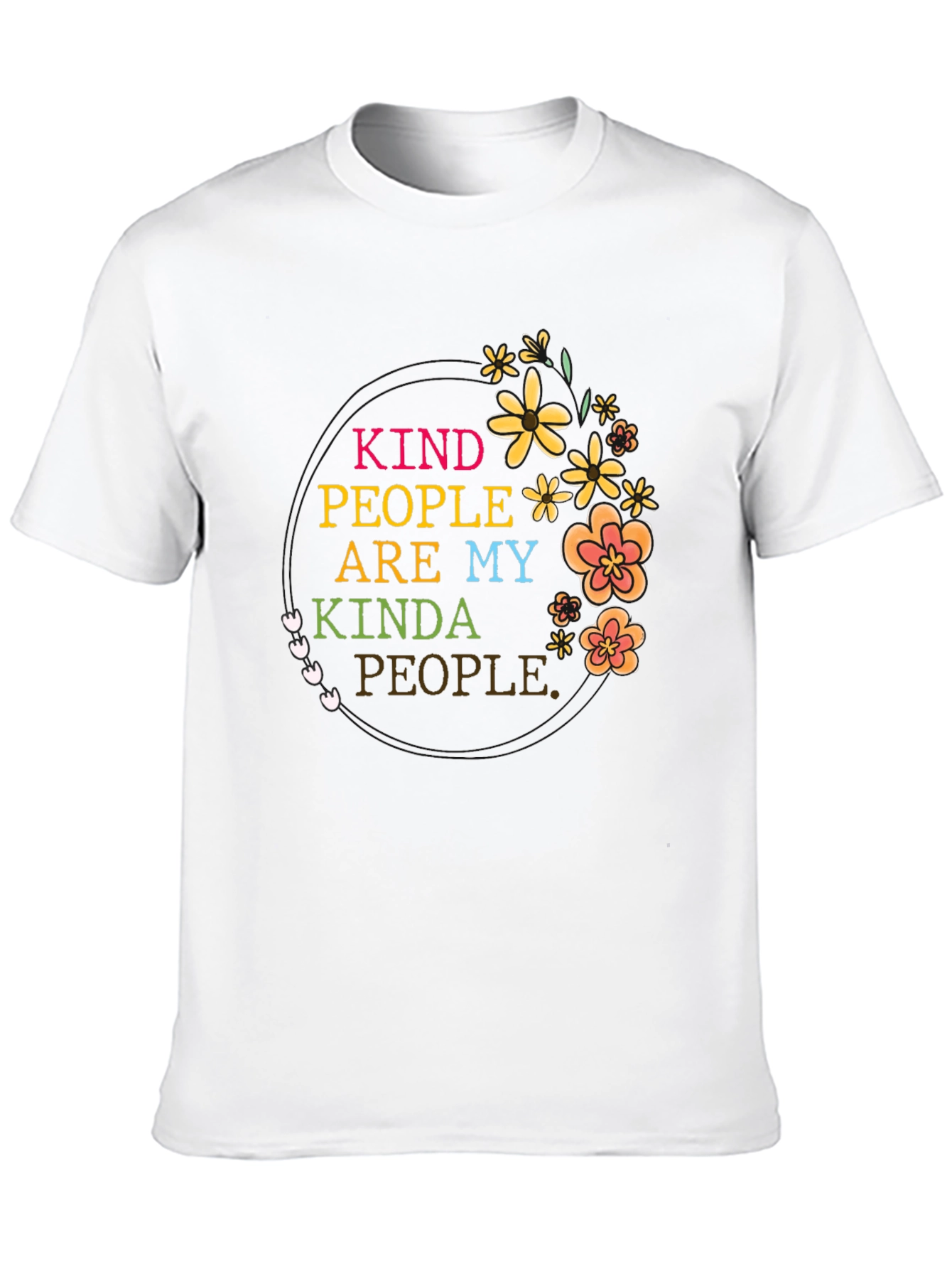 Kind People Flower Graphic Tee