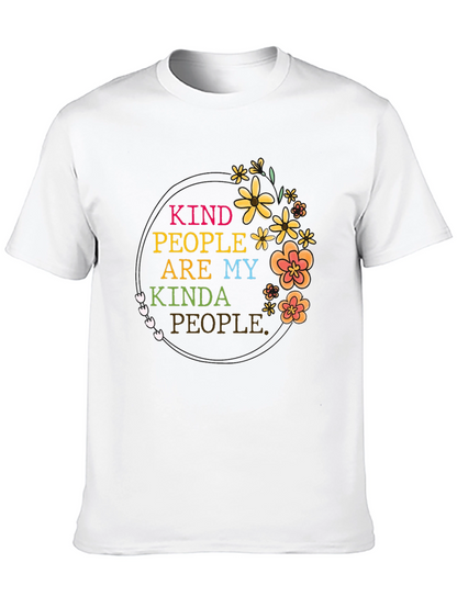 Kind People Flower Graphic Tee