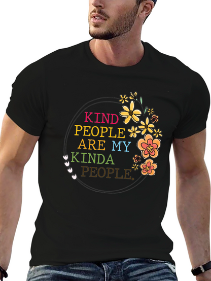 Kind People Flower Graphic Tee