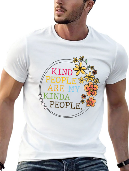 Kind People Flower Graphic Tee