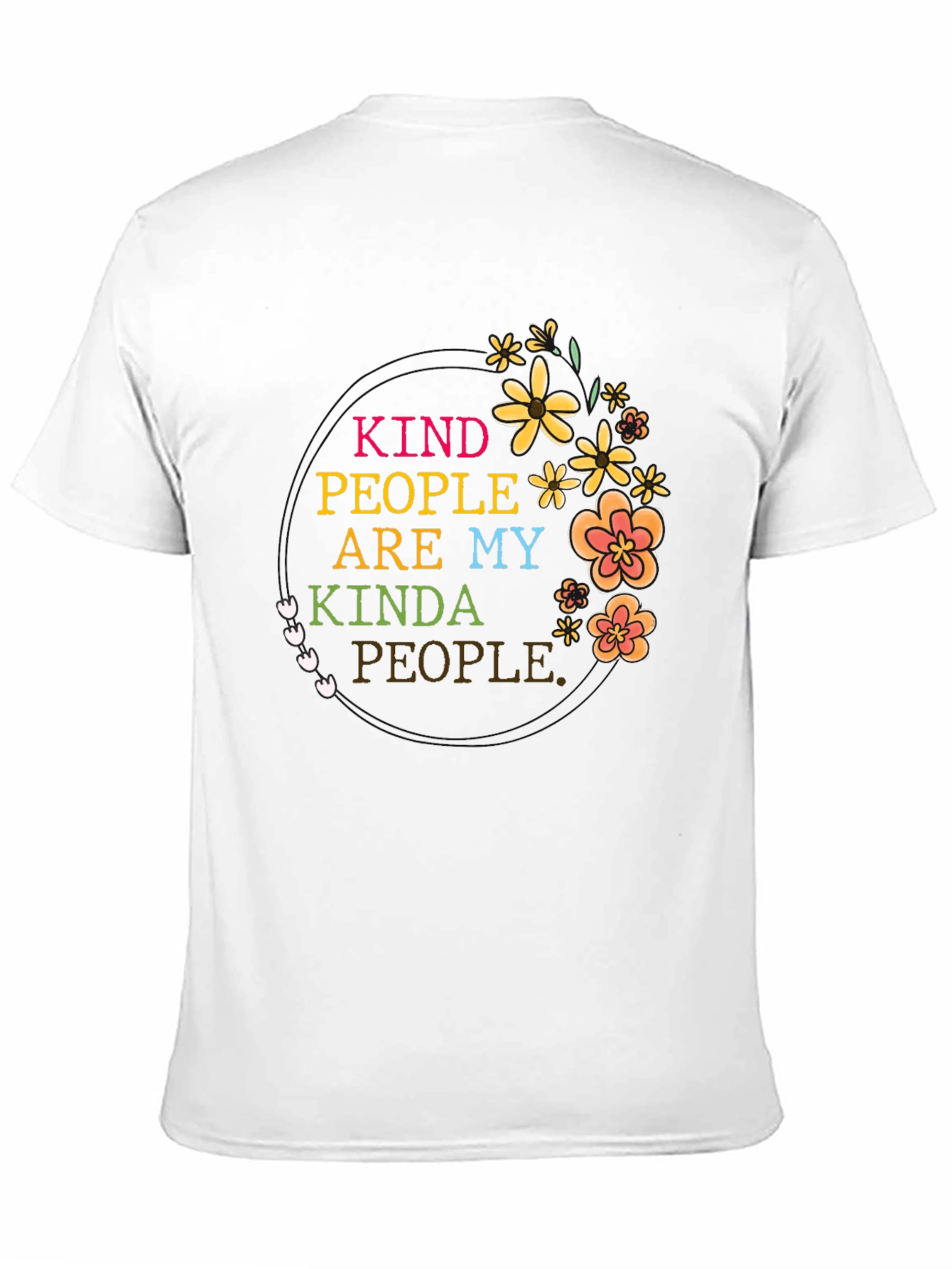 Kind People Flower Graphic Tee