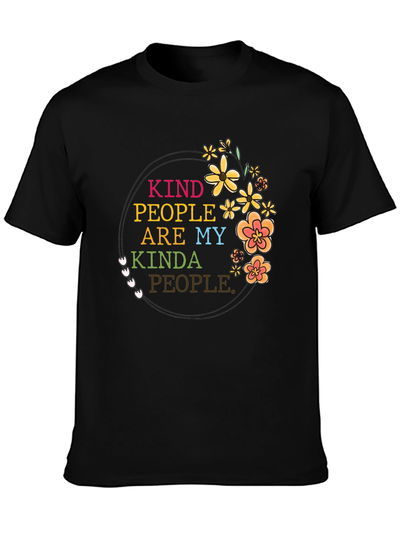 Kind People Flower Graphic Tee