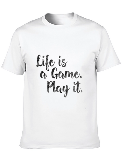 Life is a Game T-Shirt - Soft Cotton Blend