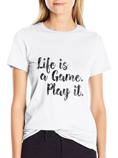 Life is a Game T-Shirt - Soft Cotton Blend