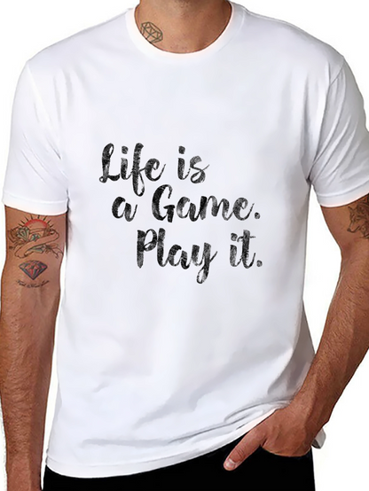 Life is a Game T-Shirt - Soft Cotton Blend