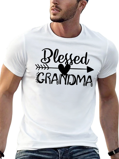Blessed Grandma Graphic Tee - Unisex Black T-Shirt