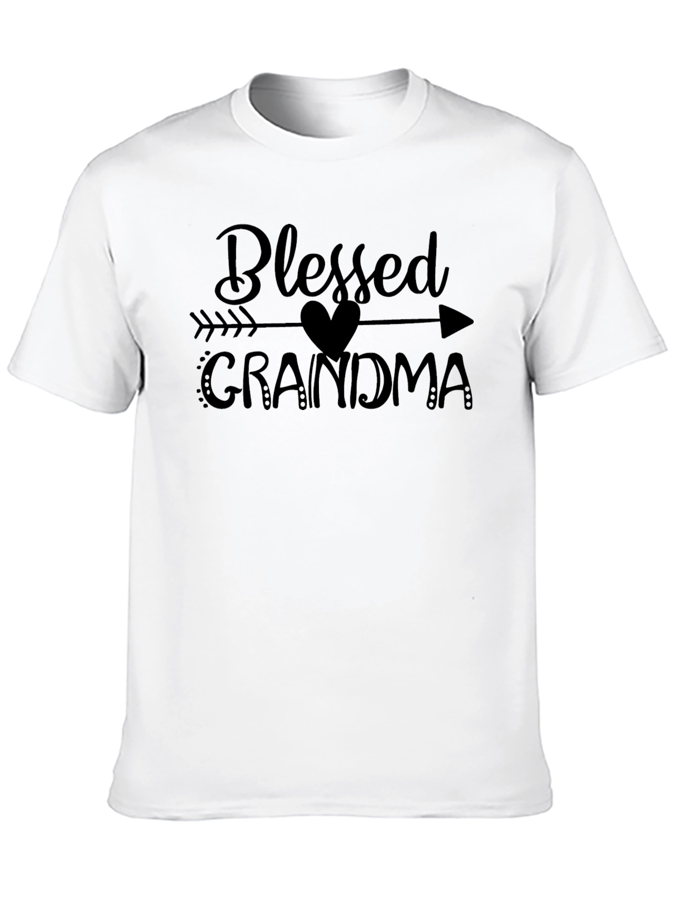 Blessed Grandma Graphic Tee - Unisex Black T-Shirt