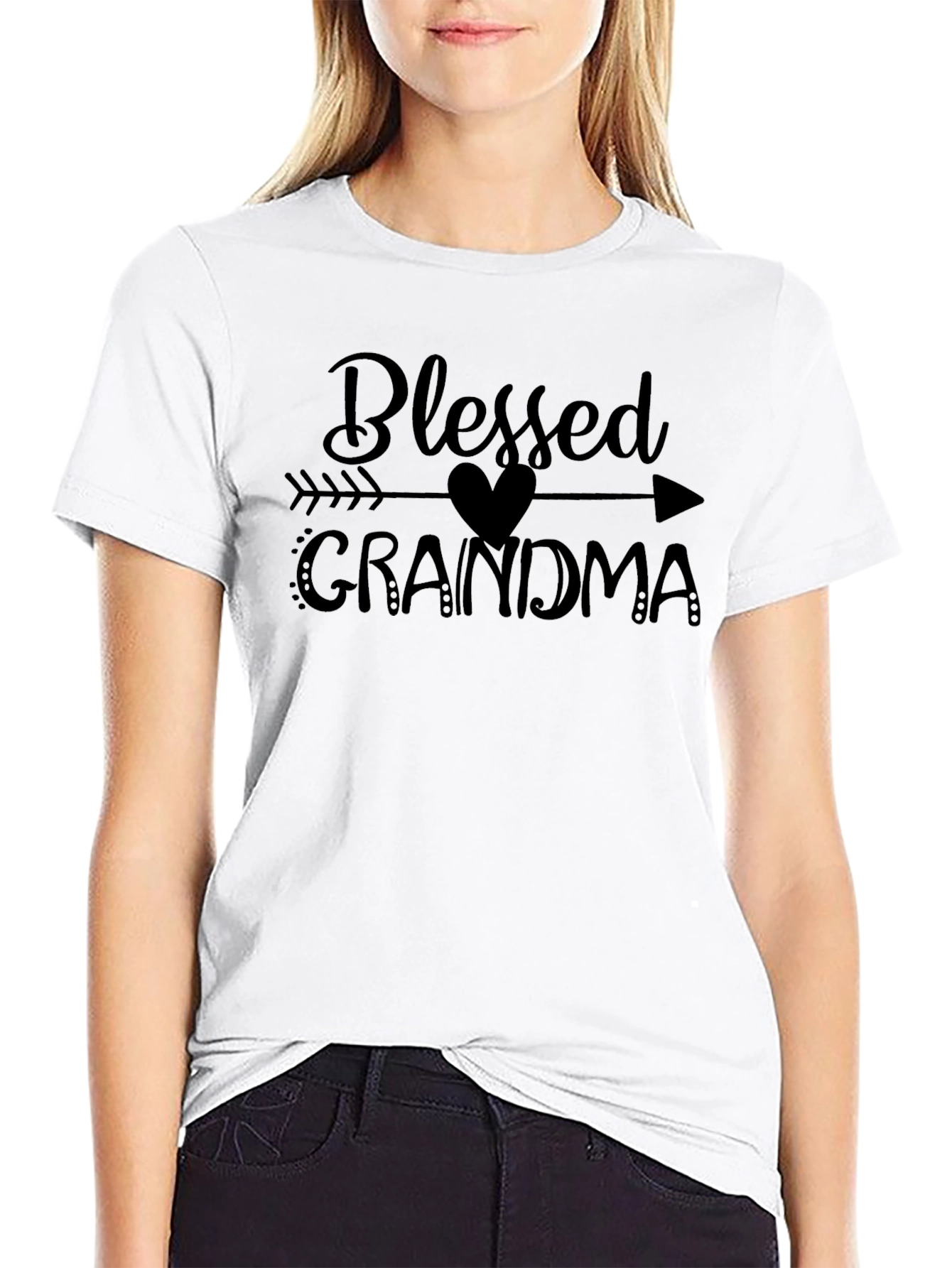 Blessed Grandma Graphic Tee - Unisex Black T-Shirt