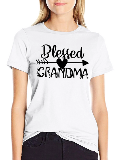 Blessed Grandma Graphic Tee - Unisex Black T-Shirt