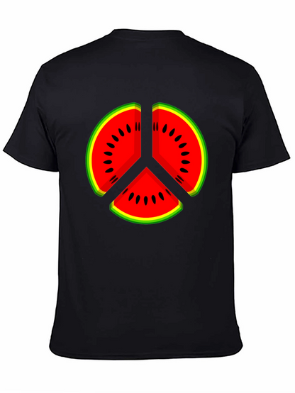 Watermelon Peace Sign Graphic Tee