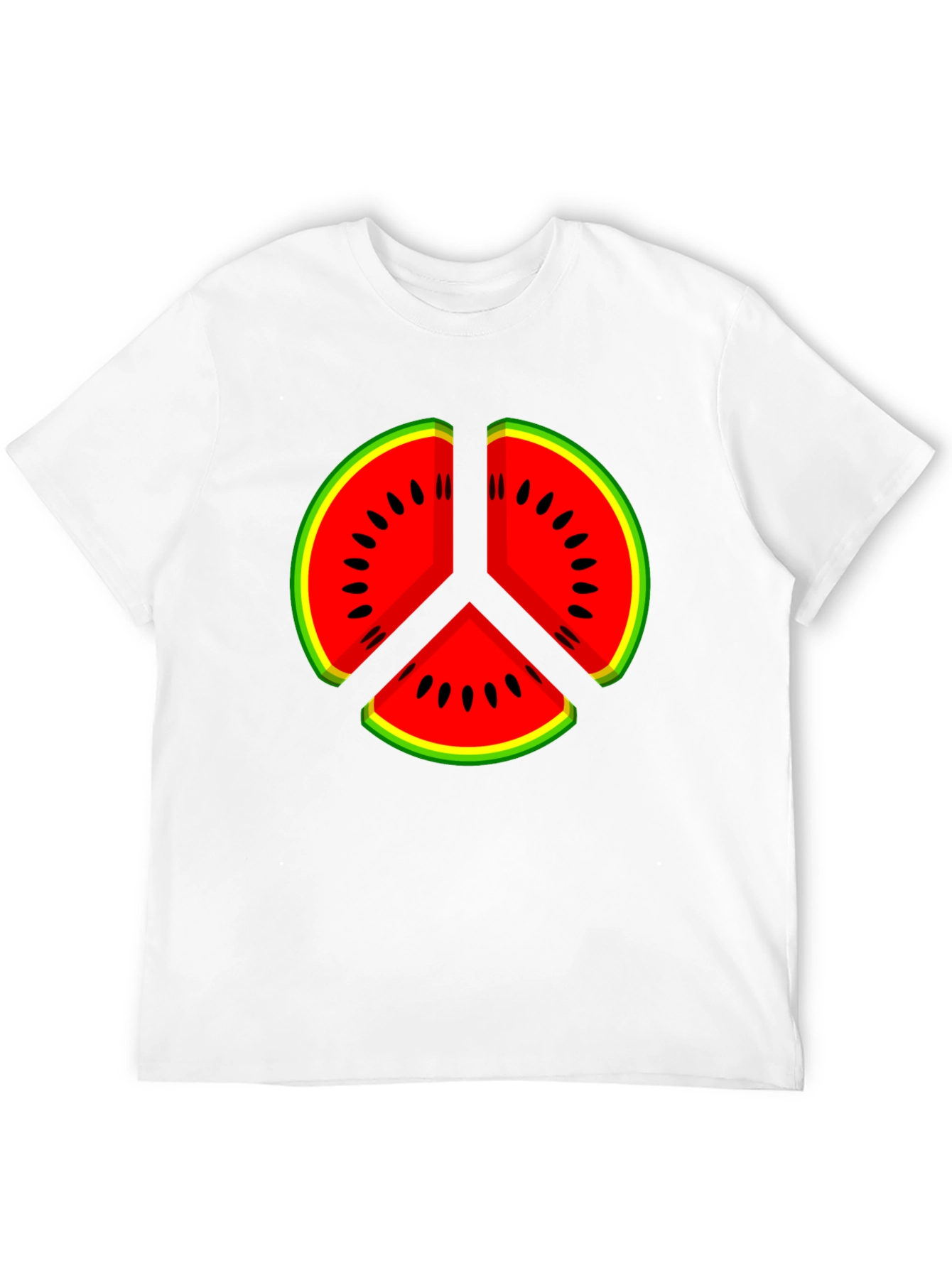 Watermelon Peace Sign Graphic Tee