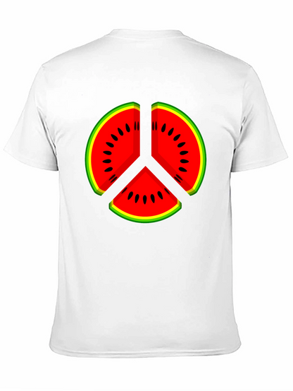 Watermelon Peace Sign Graphic Tee