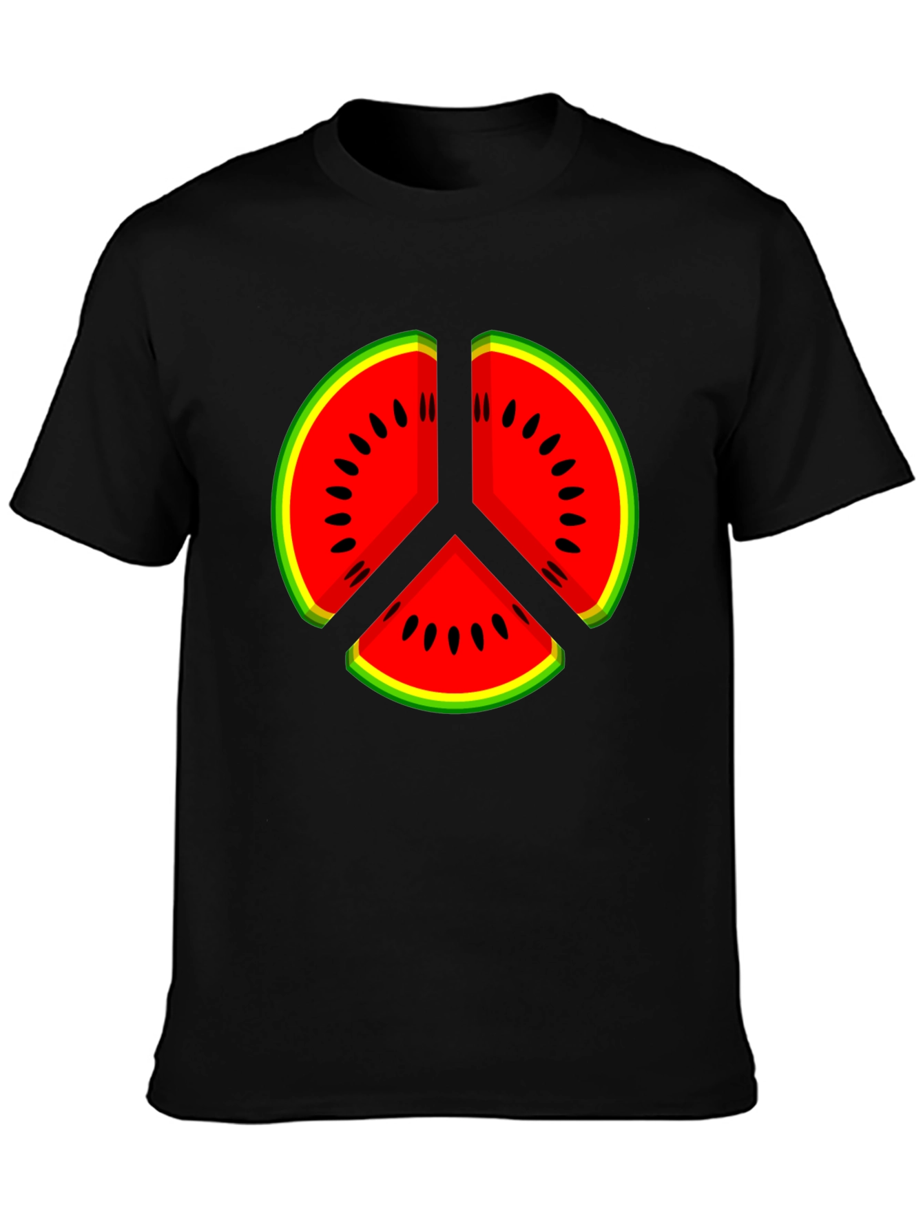 Watermelon Peace Sign Graphic Tee