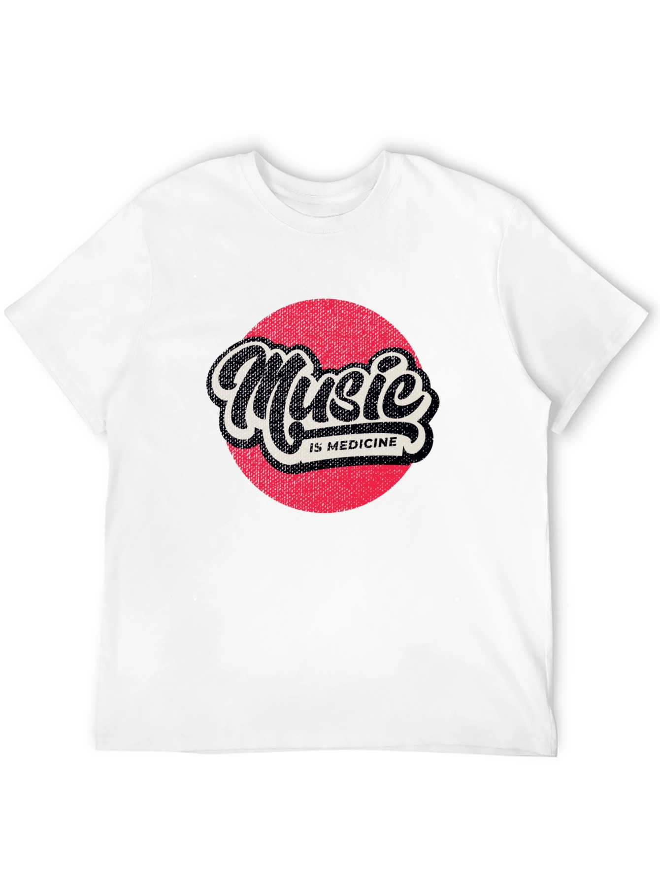 Music is Medicine Graphic Tee - Black