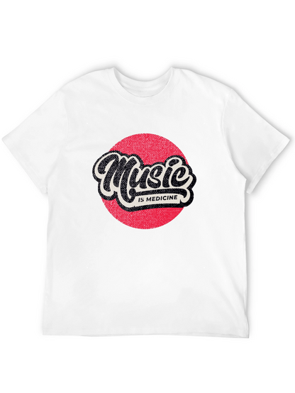 Music is Medicine Graphic Tee - Black