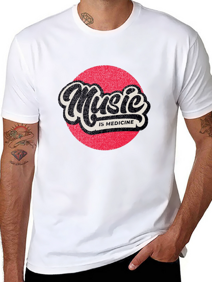 Music is Medicine Graphic Tee - Black