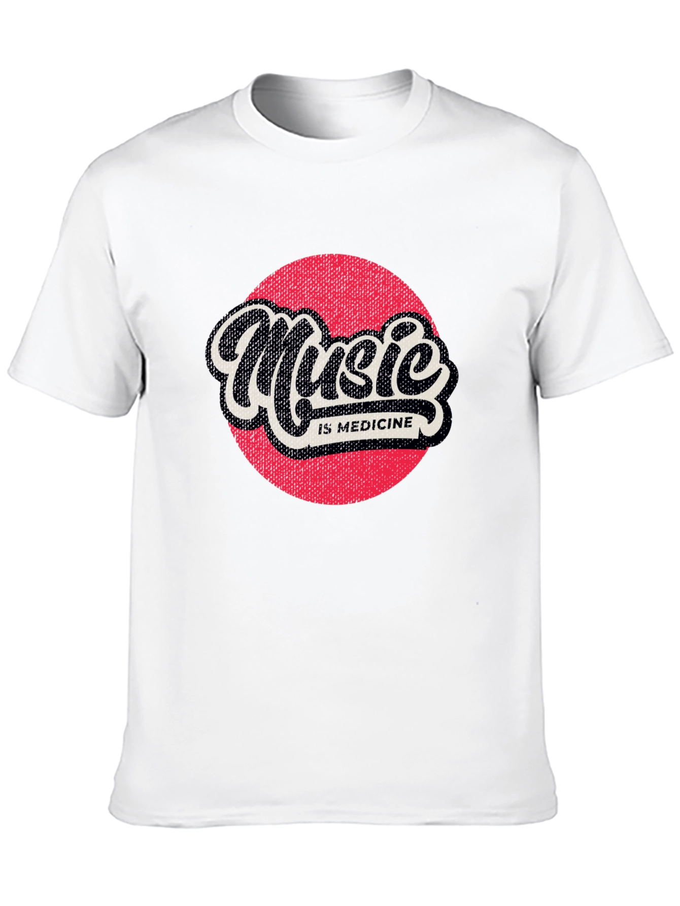 Music is Medicine Graphic Tee - Black