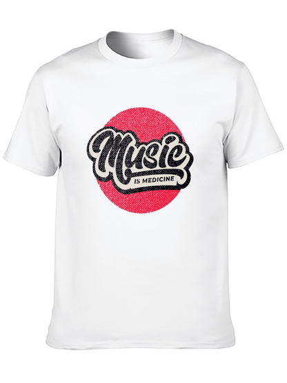Music is Medicine Graphic Tee - Black