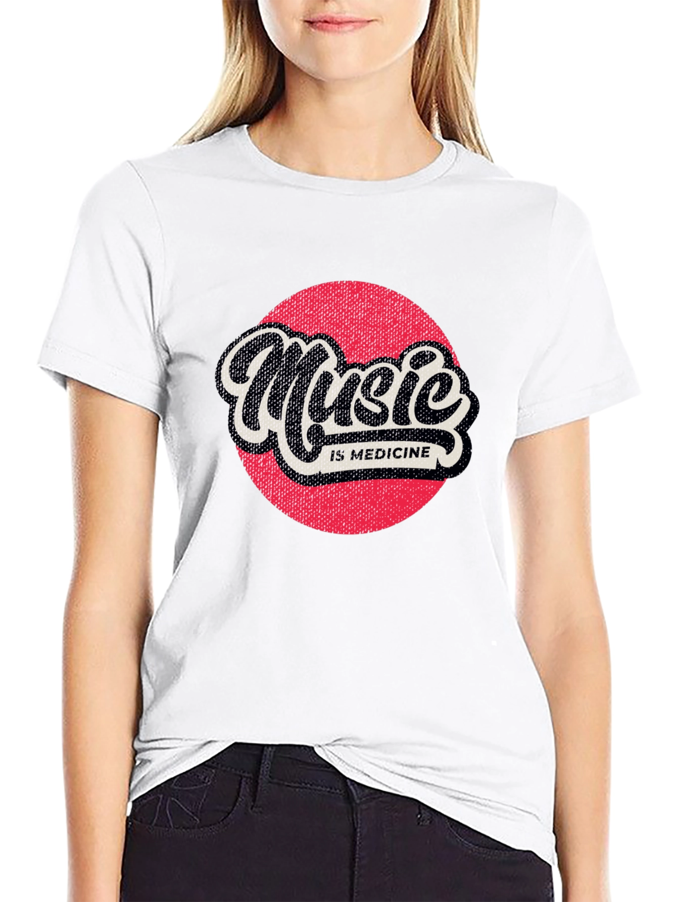 Music is Medicine Graphic Tee - Black