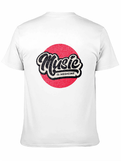 Music is Medicine Graphic Tee - Black