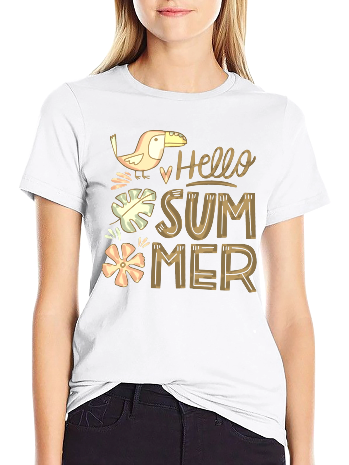 Hello Summer Graphic T-Shirt