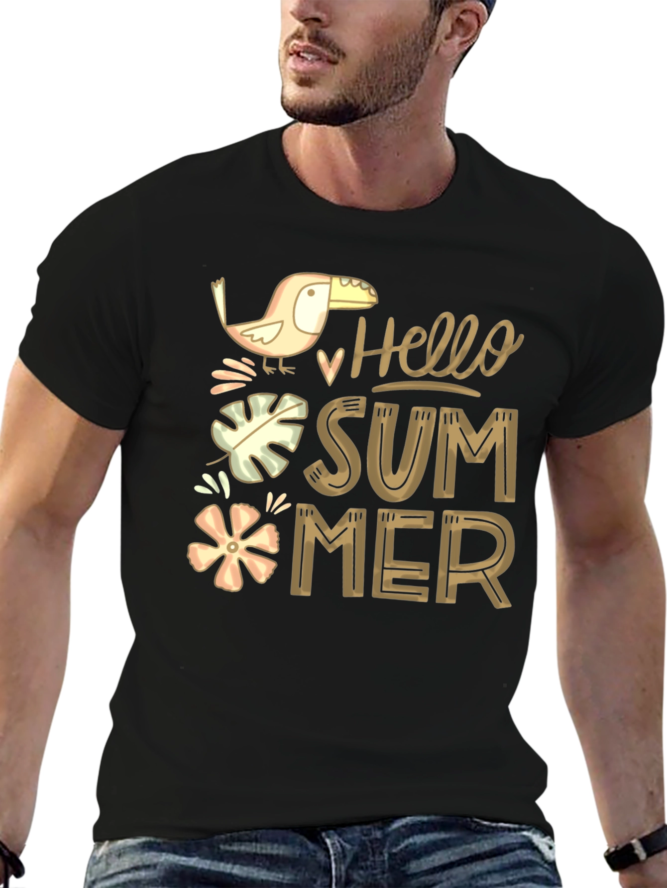 Hello Summer Graphic T-Shirt