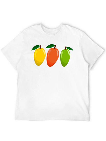 Mango Trio Graphic Tee - Fruit Lovers T-Shirt
